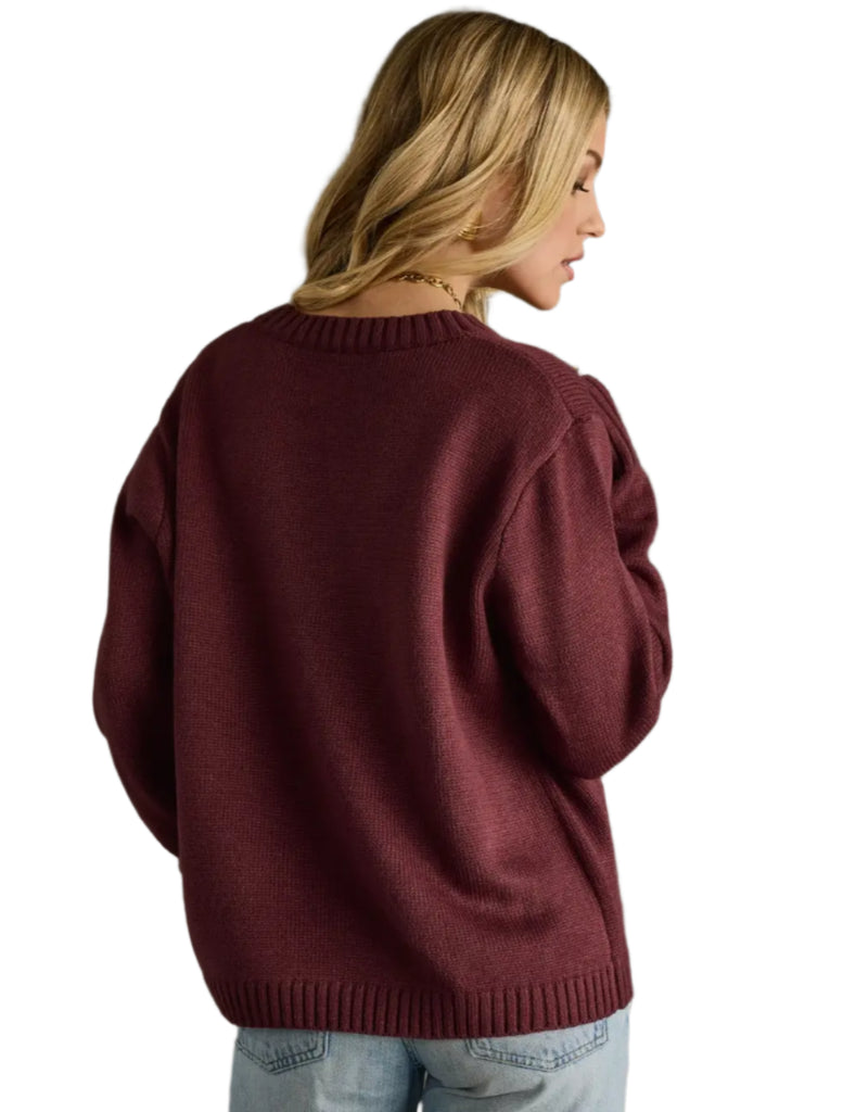 Wine Weather Sweater