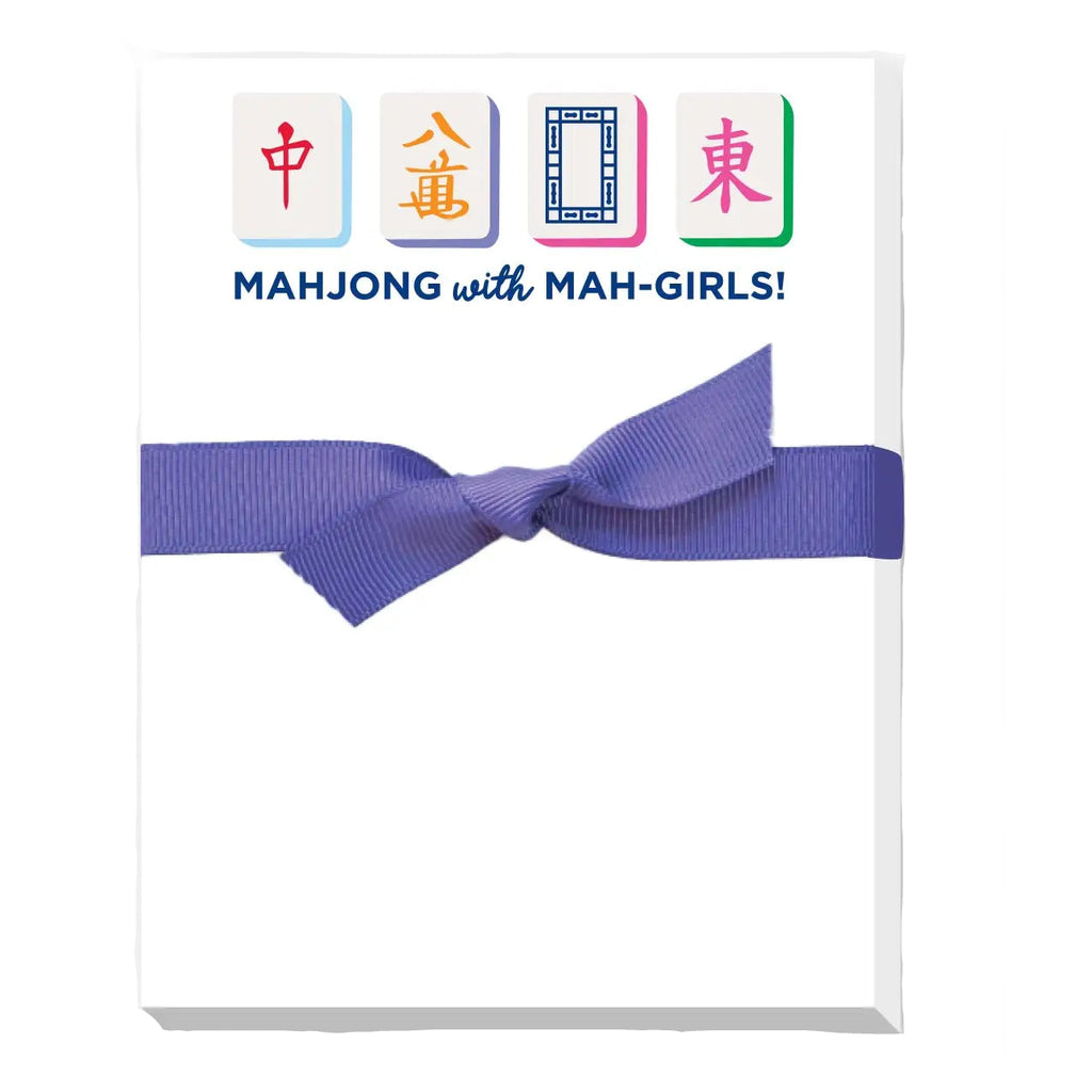 Mahjong with Mah-Girls Mini Notepad