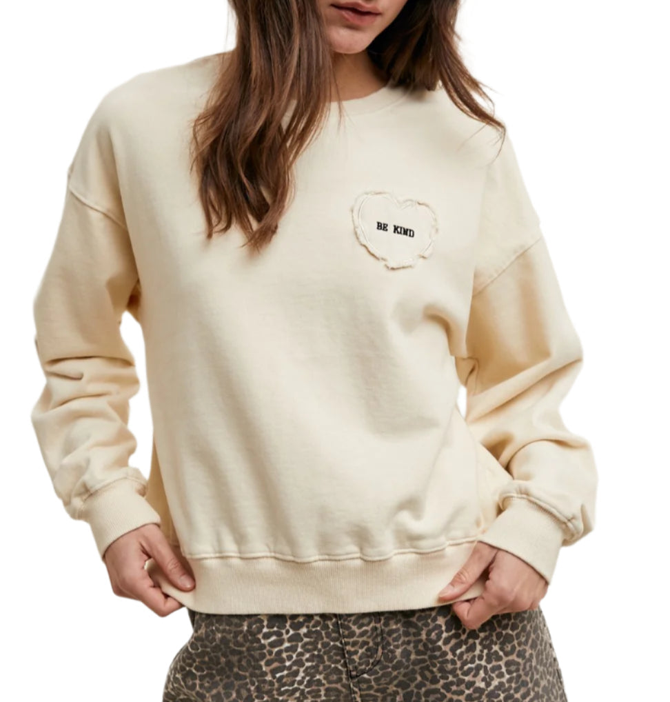 'Be Kind' French Terry Sweatshirt