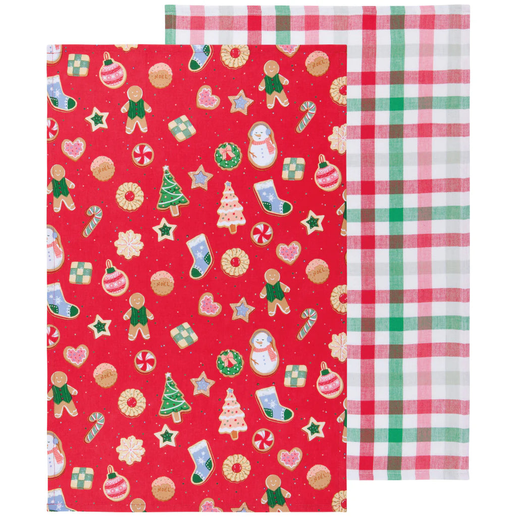 Cookie Exchange Christmas Dishtowels Set
