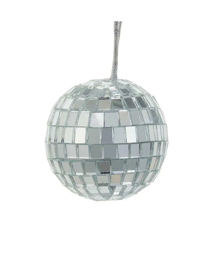 Mirror Ball Glass Ornament  Kurt Adler 3"  