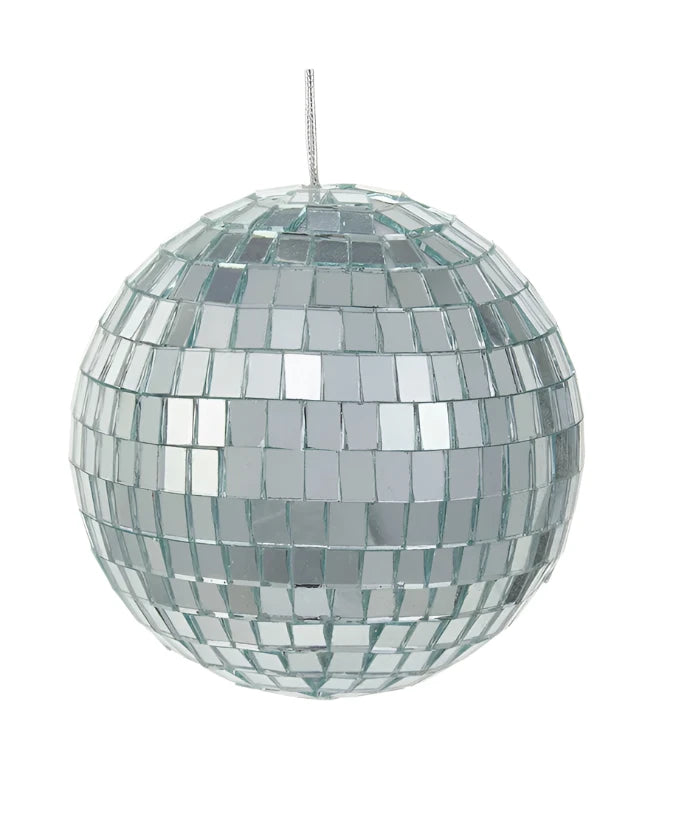 Mirror Ball Glass Ornament  Kurt Adler 4"  