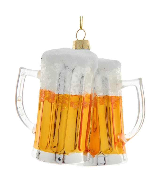 Beer Mugs "Cheers" Ornament  Kurt Adler   