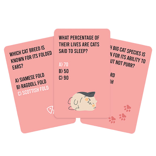 Cat and Dog Quiz Cards