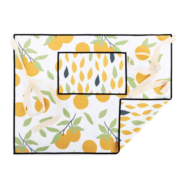 Citrus Orange Half Apron