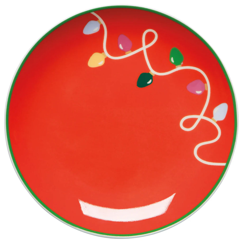 Holiday Glow Christmas Appetizer Plate
