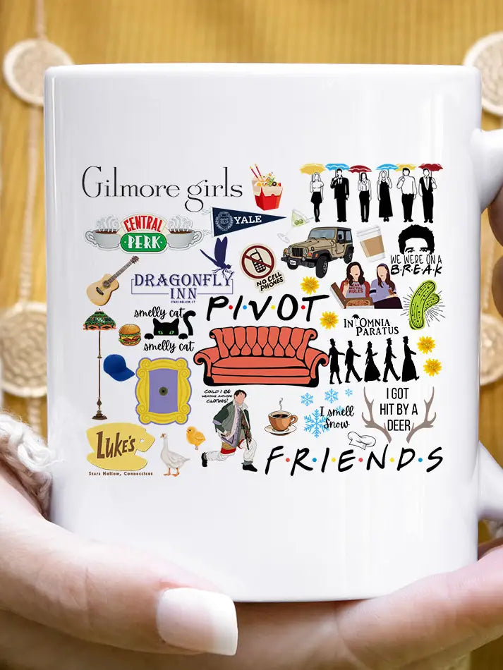 Gilmore Girls & Friends Mashup Mug  House of Rodan   