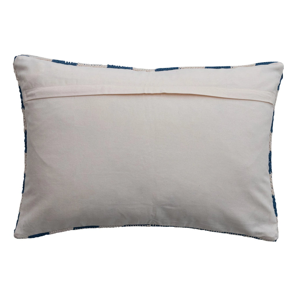 "Good Vibes" Check Lumbar Pillow