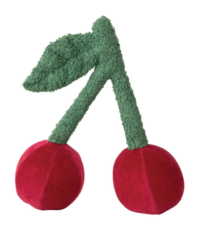 Velvet Cherry Pillow