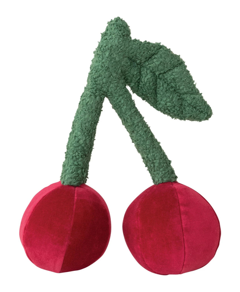 Velvet Cherry Pillow