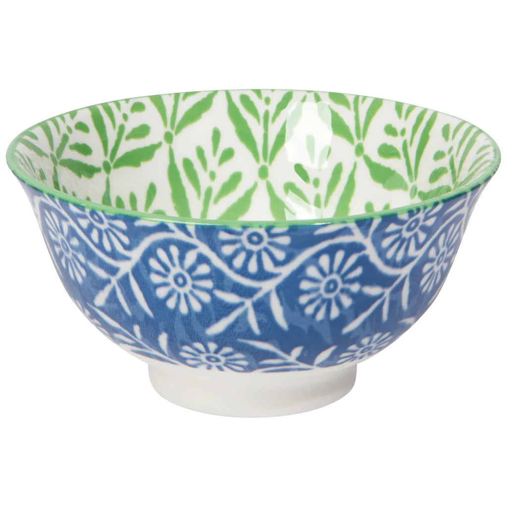Green Leaf Stamped Bowl 3.5"