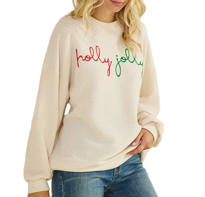 Holly Jolly Knit Top