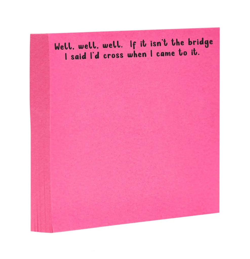 Well, If It Isn't The Bridge Sticky Notes