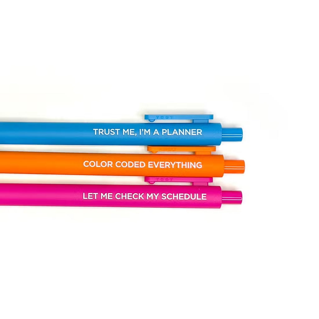 The Planner Pen Set  Grey Street Paper   