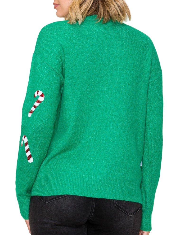 Christmas Candy Cane Sweater