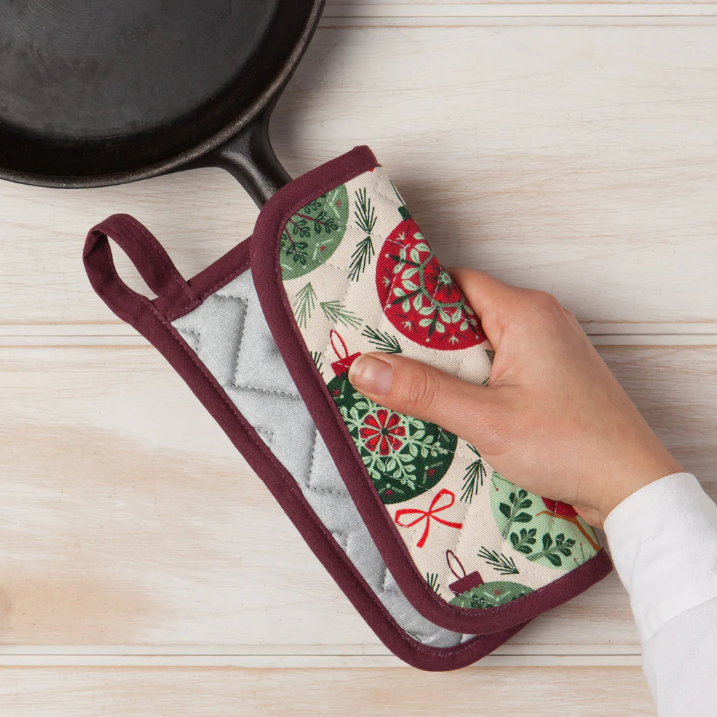 Good Tidings Potholder or Oven Mitt  Now Designs   