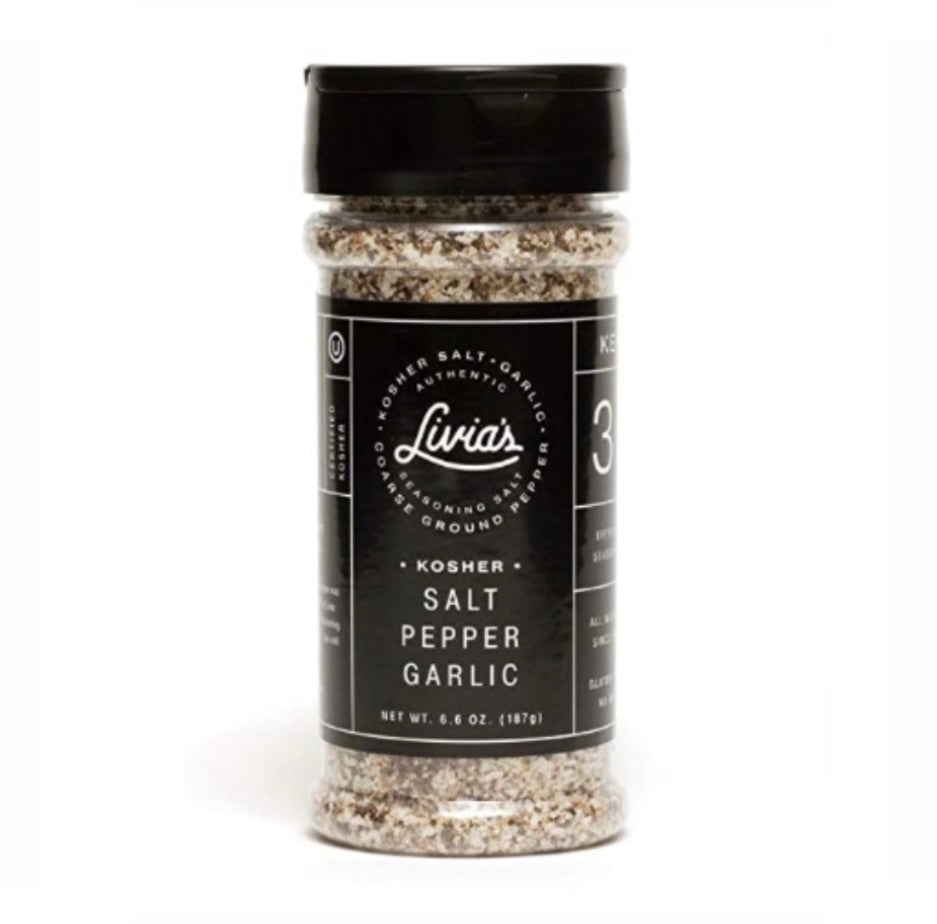 Livia's Salt Pepper Garlic Seasoning  Livia's Seasoning Salt   