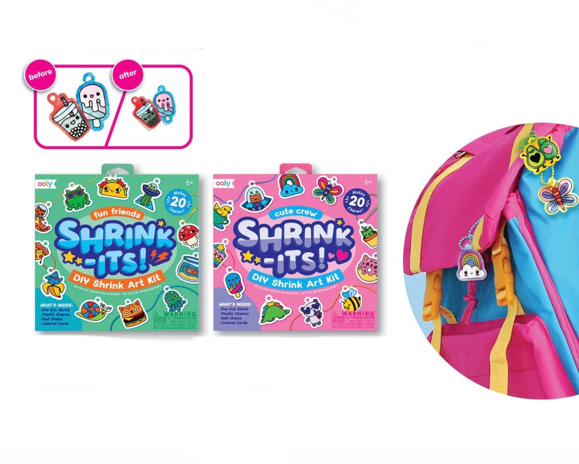 Shrink-its! DIY Shrink Art Kit - Fun Friends - OOLY