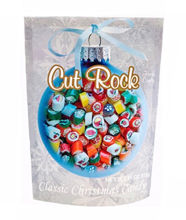 Old Fashioned Christmas Hard Candies  Lipari Cut Rock Candy Mix  