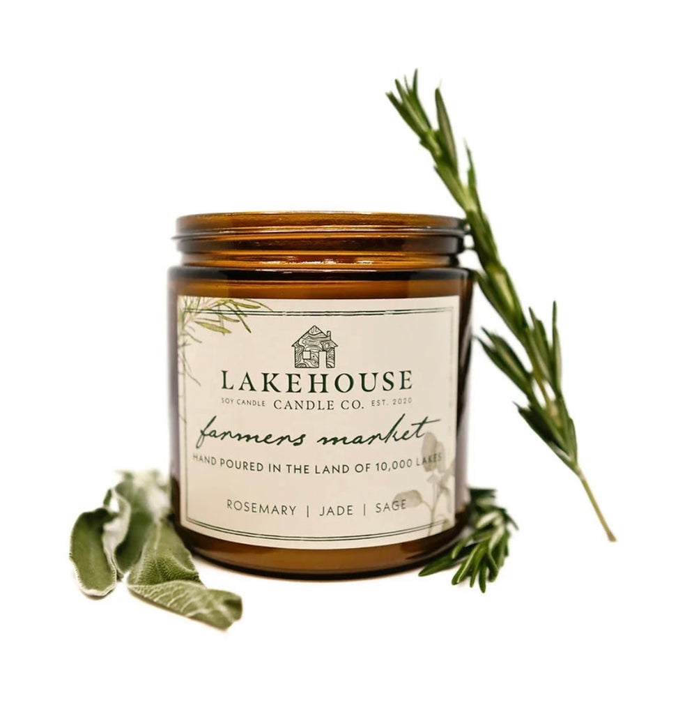Farmer's Market Candle  Lakehouse Candle Co.   