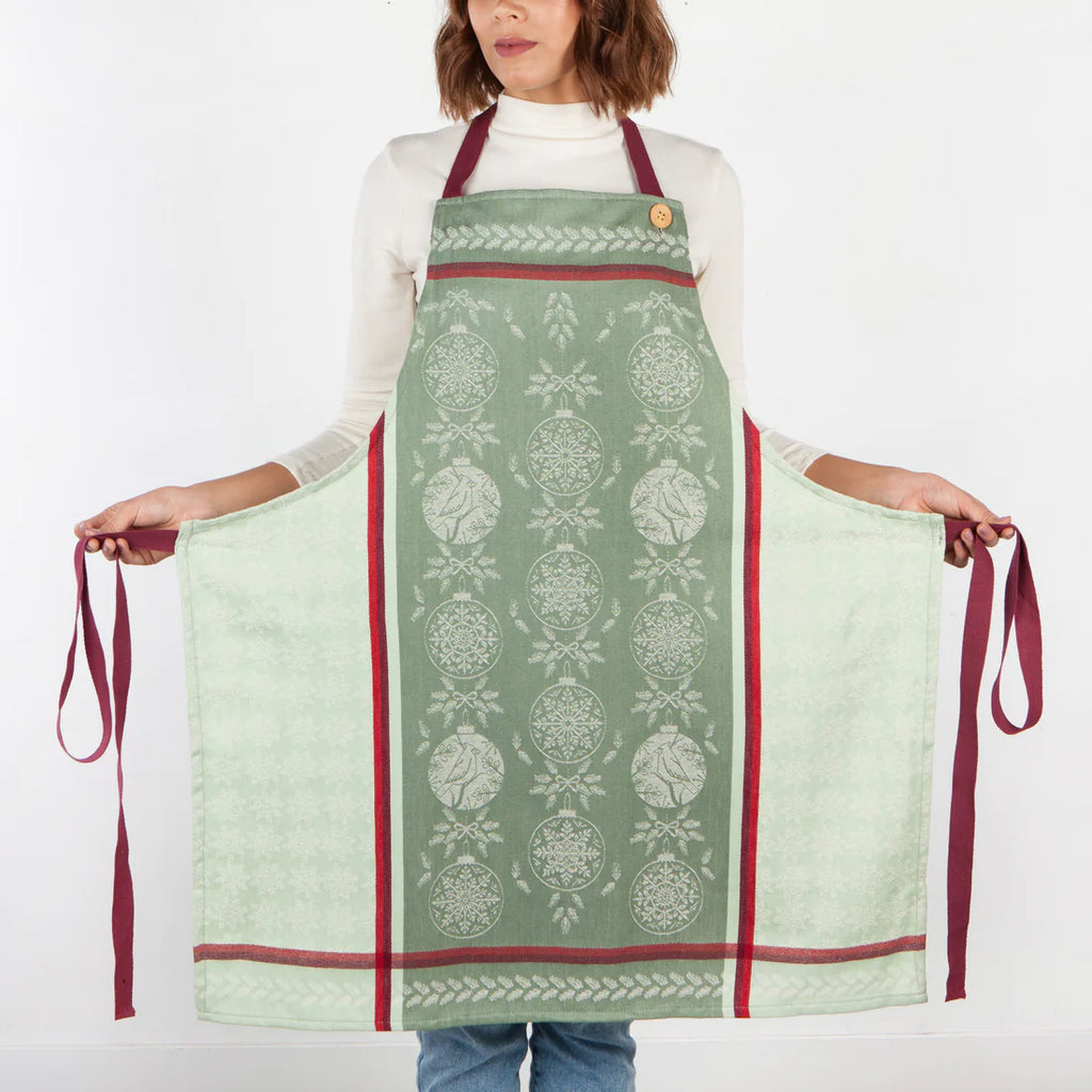 Good Tidings Jacquard Apron  Now Designs   