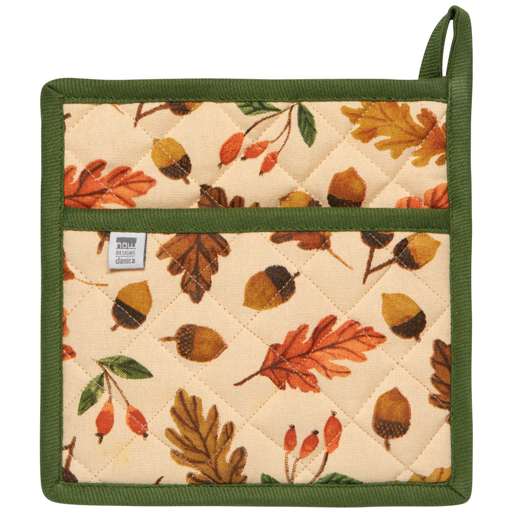 Oak & Acorn Potholder 