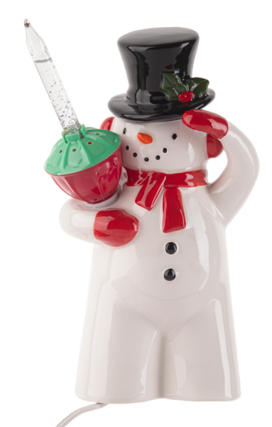 Bubble Light Ceramic Snowman  Ganz   