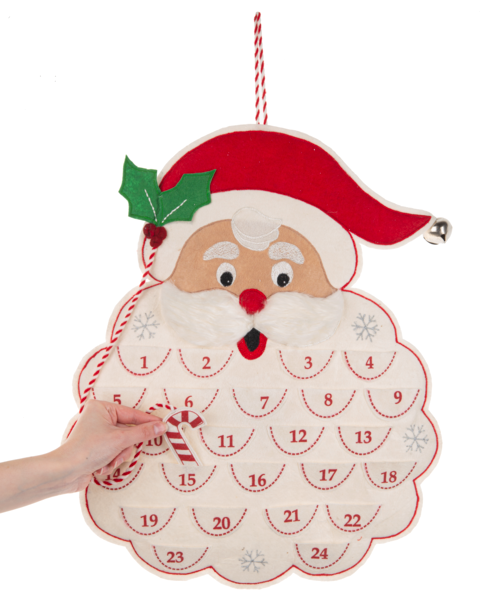 Santa Advent Calendar  Ganz   