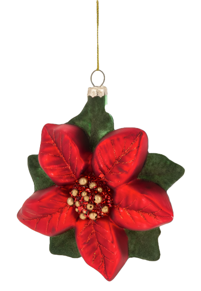 Poinsettia Ornament