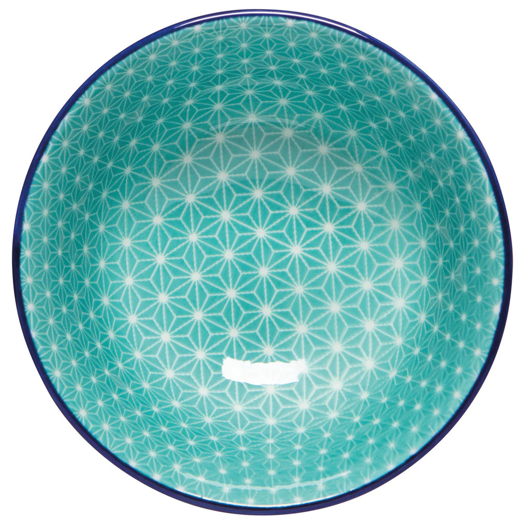 Blue Waves Stamped Bowl 3.5"