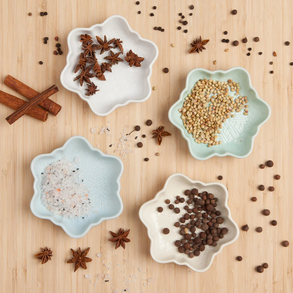 Snowflakes Dipping Dishes Set  Now Designs   