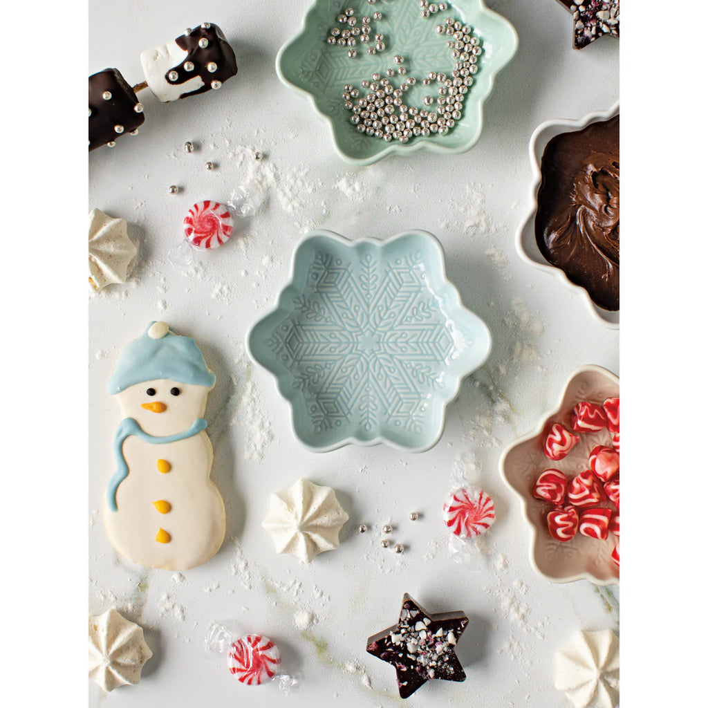 Snowflakes Dipping Dishes Set  Now Designs   