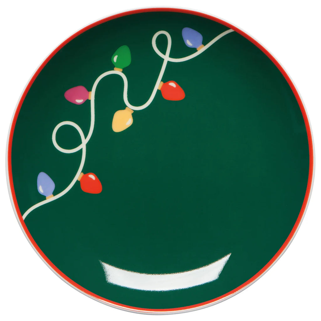 Holiday Glow Christmas Appetizer Plate