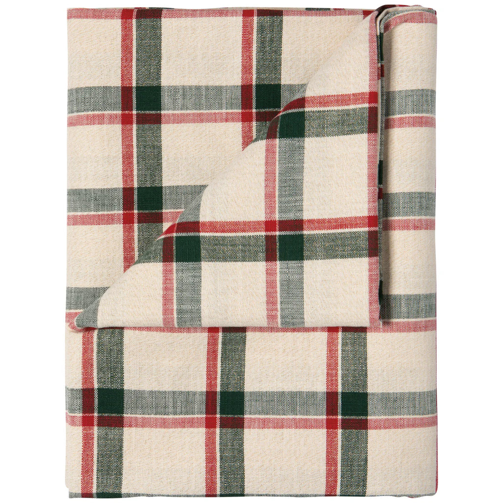 Noel Plaid Christmas Tablecloth 120 x 60"