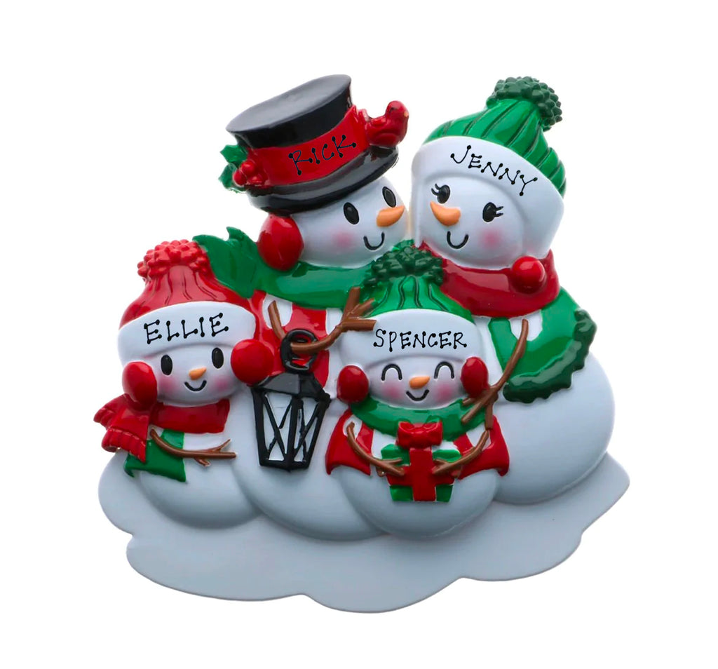 Snowman Family Ornaments  Polar X   