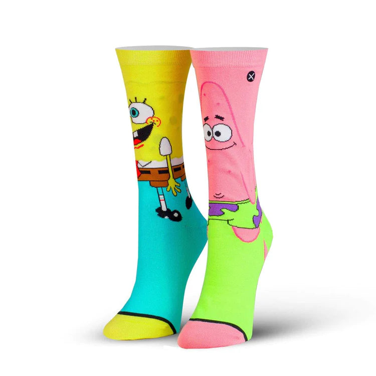 Character Socks  Cool Sox SpongeBob & Patrick  