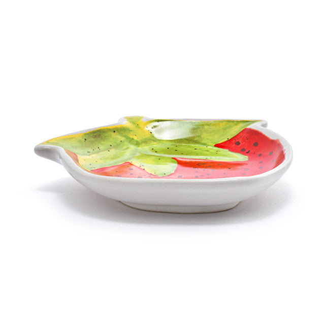 Strawberry Ceramic Plate 8in