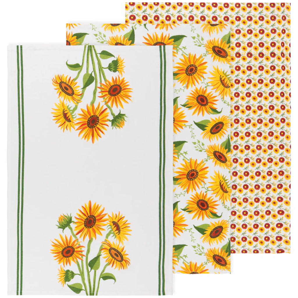 Sunflower Splendor Dishtowels Set