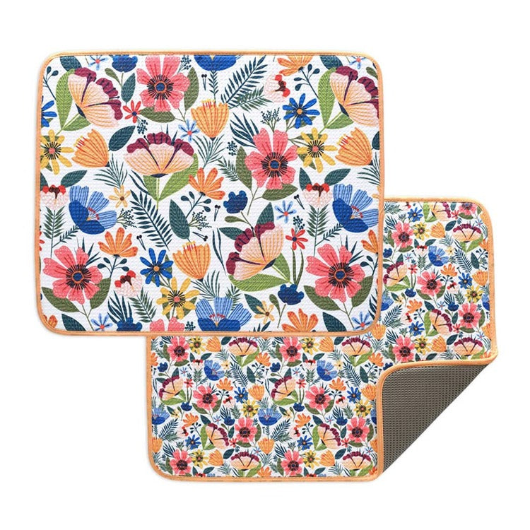 Field of Flowers Dish Mat