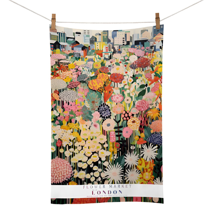 Flower Market Kitchen Towel