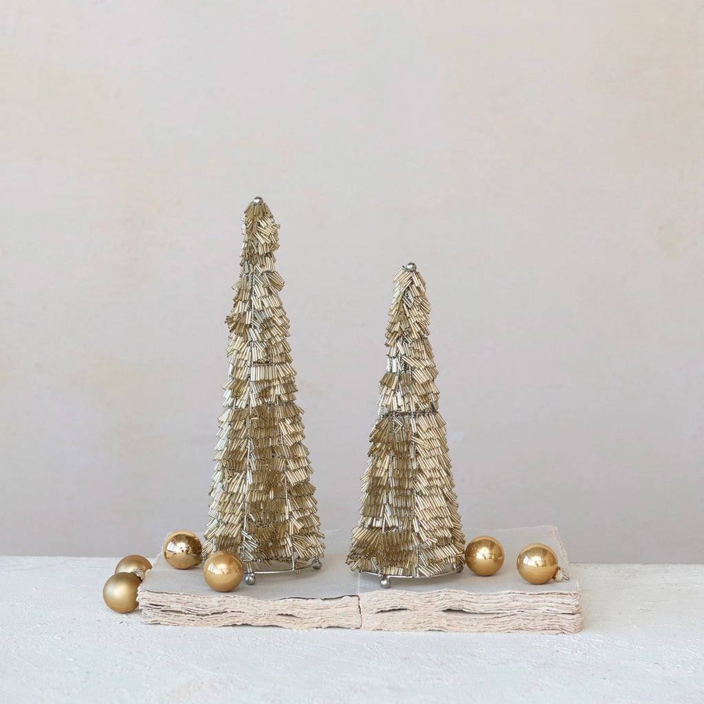 Gold & Nickel Finish Christmas Tree  Creative Co-Op   