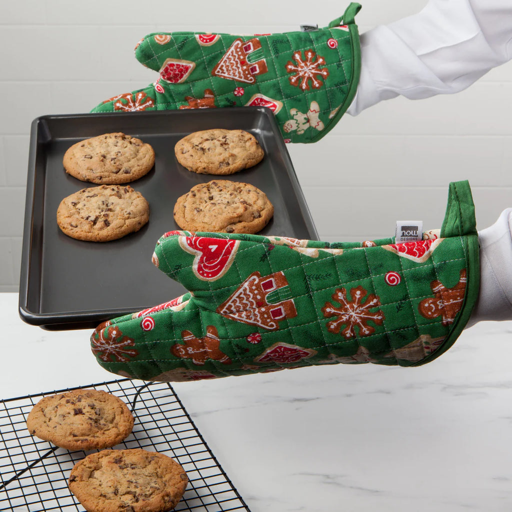 Christmas Cookies Oven Mitt & Potholder  Now Designs   