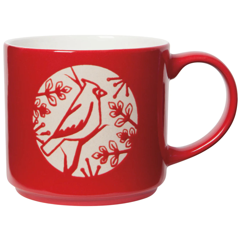 Scandinavian Holiday Mugs  Now Designs Cardinal  