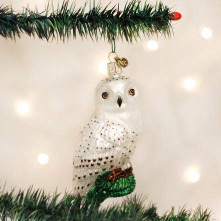 Great White Owl Ornament  Old World Christmas   