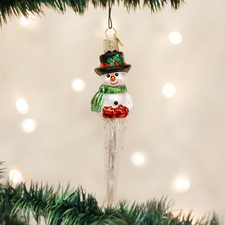 Icicle Snowman Ornament  Old World Christmas   