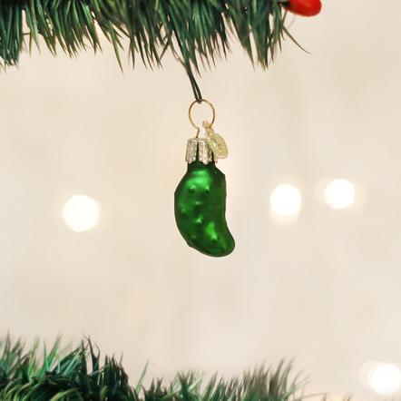 Miniature Pickle Ornament  Old World Christmas   