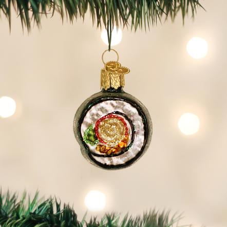 Sushi Roll Ornament  Old World Christmas   