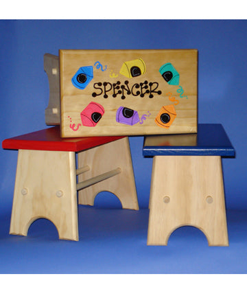 Personalized Children's Stool by General Store of MInnetonka