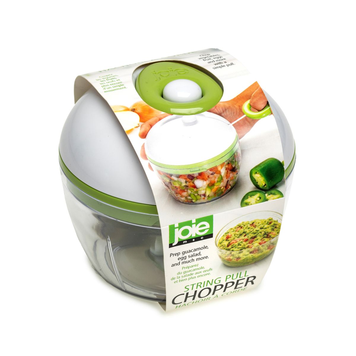 Salad Spinner with QuickChop Pull Chopper 