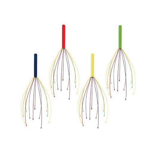 Rainbow Head Massager  Kikkerland   